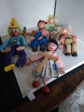 5 VINTAGE PELHAM PUPPETS