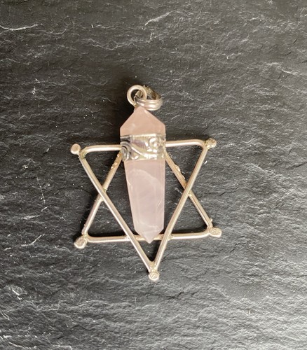 Rose quartz merkaba - merkaba, crystal