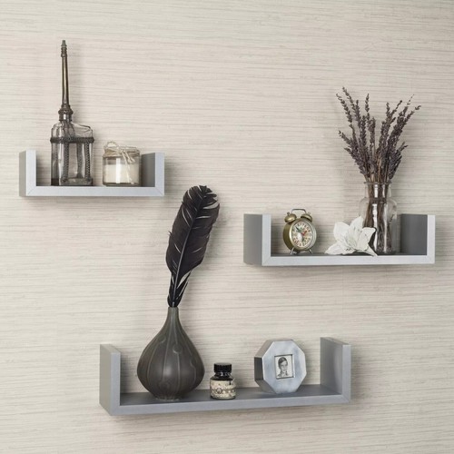 Set floating shelves - 3, wall