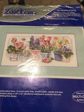 j & p coats embroidery cross stitch printed kit