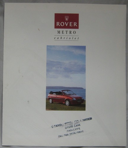1992 rover metro - 1992, cabriolet