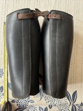 Antique Men’s Leather Gaiters Large 