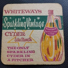 Whiteways cider beer mat - whiteways,