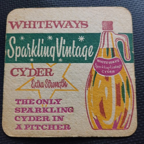 Whiteways cider beer mat - cider,