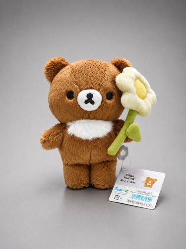 San chairoikoguma bear plush - chairoikoguma,