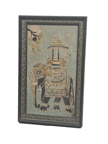 Indian elephant paint picture - paint,