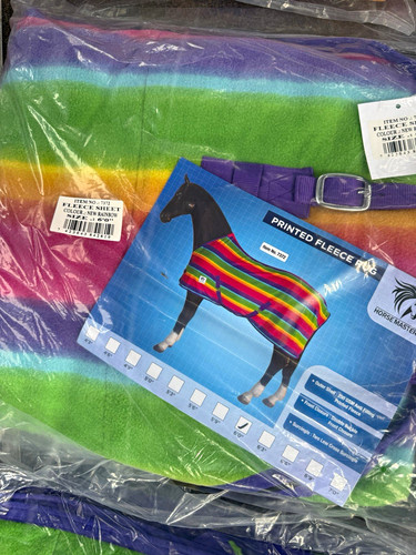 Horse master printed fleece - horse,