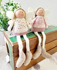 Pair Of Shabby Chic Textile