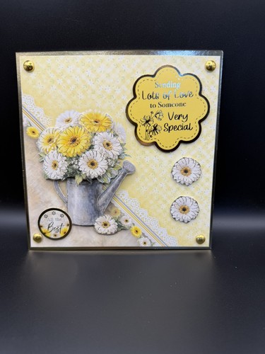 Handmade 6x6 floral - 6x6”,