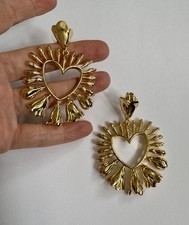 Oscar De La Renta Gold Plated Earrings. Never worn.