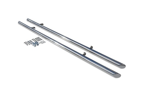 Chrome stainless steel - steel, side