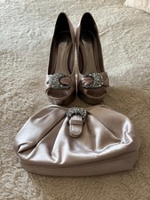 Ladies Shoes And Matching Handbag In Perfect Condition