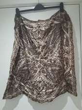 Vintage Richard Allan Silk Paisley Pattern  Square Scarf.