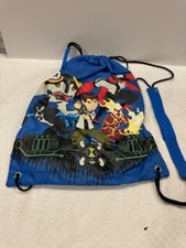 BEN 10 Themed  GREAT child-size Backpack PE Bag Medium Sized Draw String Bag