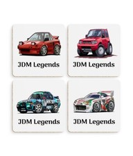 JDM Legends Coasters. Set of