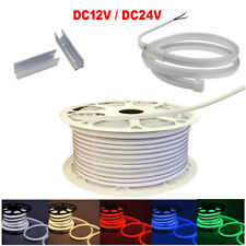 1~50m LED Strip Neon Rope Light DIY 2835 120LED/m Flexible Waterproof DC12V/24V