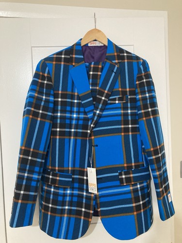 Fancy dress tartan suit - tartan, mens