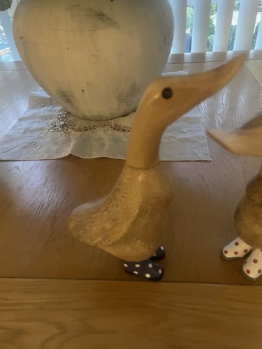 Wooden ducks decorative - wooden,