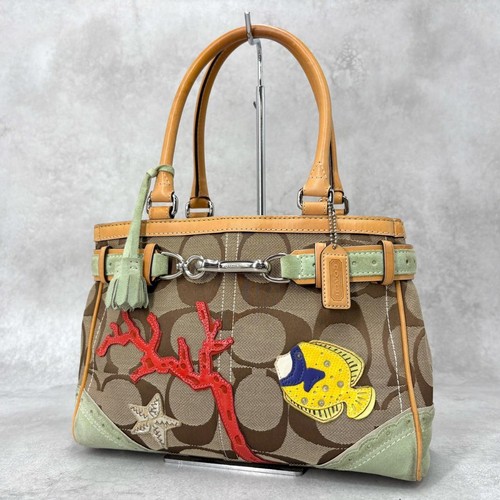 Coach signature tote bag - coach,