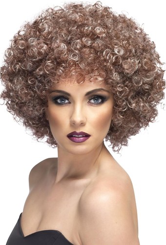 Smiffys afro wig blonde - wig,,