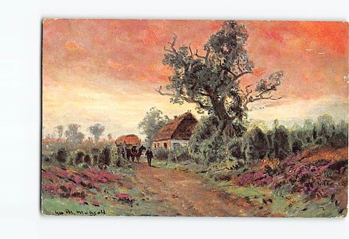 Postcard country lane - postcard,
