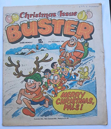 Buster comic christmas - comic, is