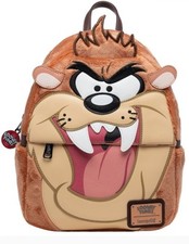 Loungefly Looney Tunes Tasmanian Devil Plush Cosplay Backpack