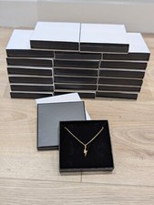 Black cardboard jewellery - black, box