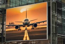 AEROPLANE JET POSTER AIRCRAFT AIRPORT PRINT ART -A3 A4 SIZE