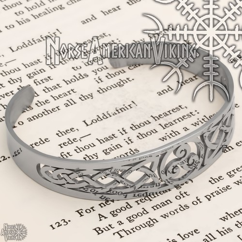 Viking triskele cuff bracelet - viking,