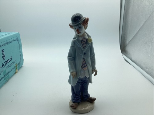 Retired lladro porcelain clown - retired,
