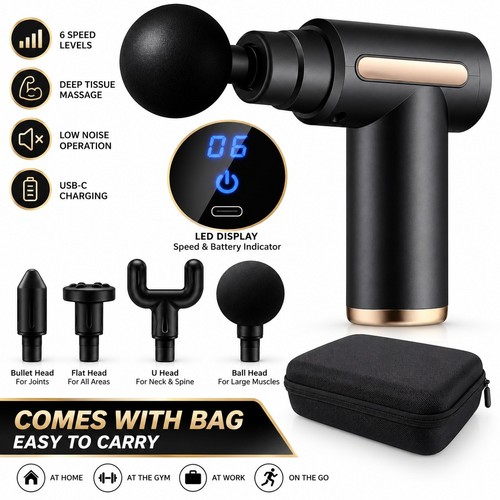 Massage gun deep percussion - massage,