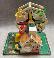 Fisher-Price Music Box Ferris Wheel Little People 969 Working Vintage 1966