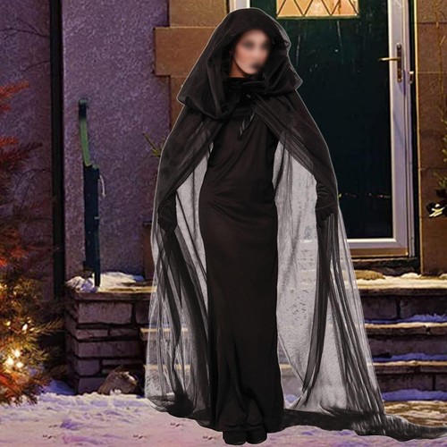 Long net robe ghost bride - long,
