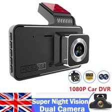 Car Camera Recorder WIFI Dual Front and Rear HD 1080P Dash Cam Night Vision NEW