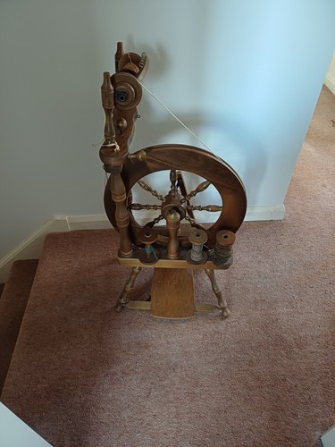 Vintage wooden spinning - wooden,
