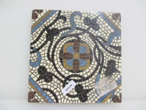 Victorian ceramic tile floral - ceramic,