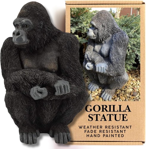 Realistic large gorilla statue - realistic,