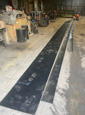 Skirting rubber for hoppers/conveyors 6mm and 10mm black and red