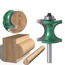 8mm Shank Bead Router Bit Half