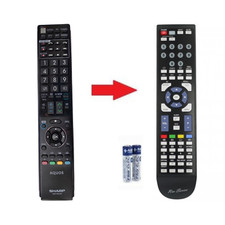 Replacement Dedicated Remote Control For Sharp LCD TV GB012WJSA LC-40LE831E etc