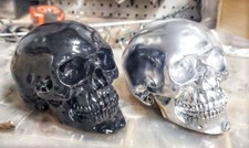 Chrome Hood Ornament Skull