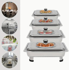 4pcs Buffet Serving Dish Tray