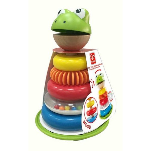 Stacking blocks hape - blocks, frog