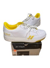 Vintage DS Reebok G Unit G6 Sneakers RBK 50 Cent White/Yellow WNMS 11 Men Sz 9.5
