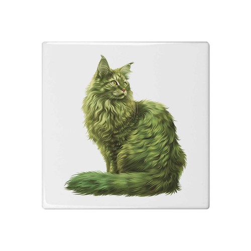Green turkish angora cat - turkish,