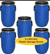 Storage Barrel Water Tank Open