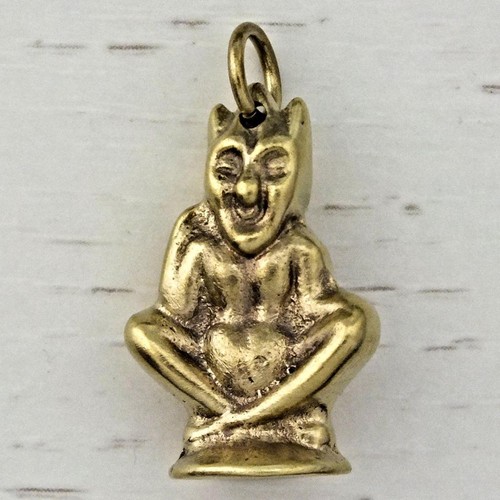 Vintage lucky pixie charm - lucky,
