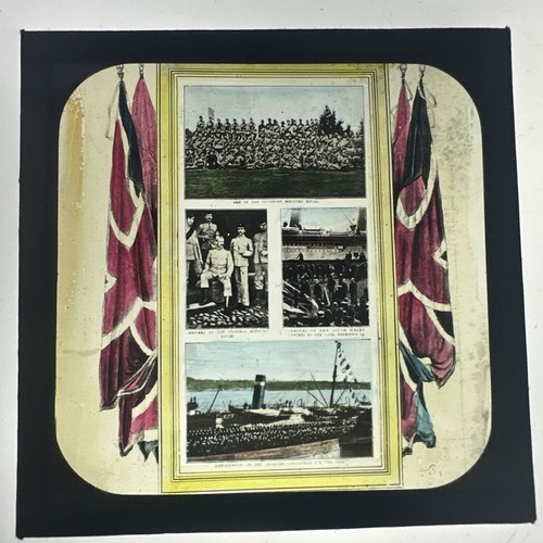 Antique magic lantern slide - magic,