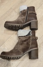 Ladies MANAS Ankle Boots Brown